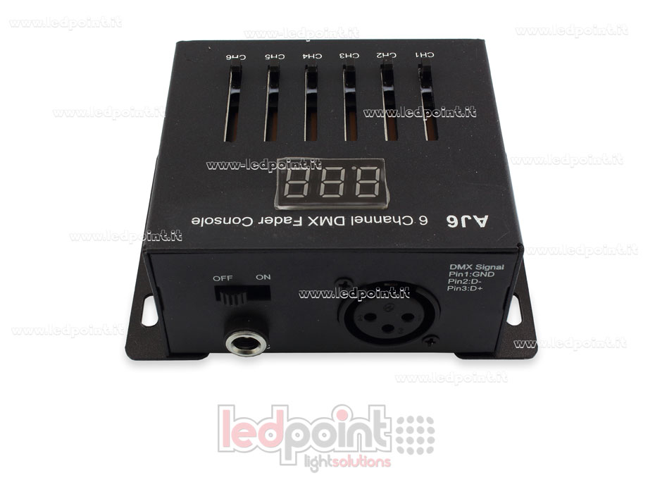 Consola master DMX 512 6 canales