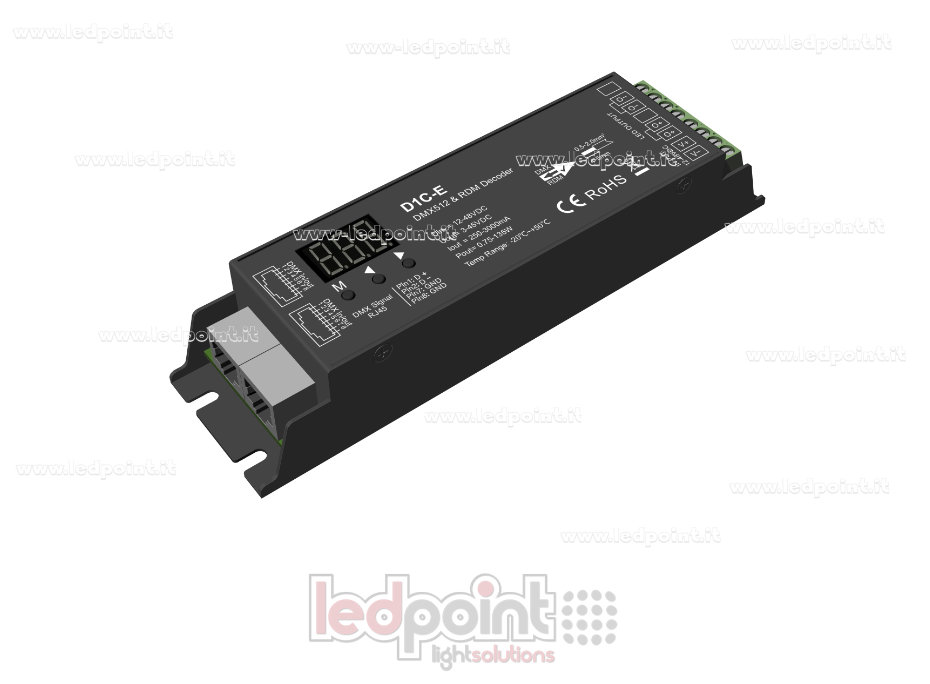 Decodificador DMX512  & RDM Decoder monocanal de corriente constante
