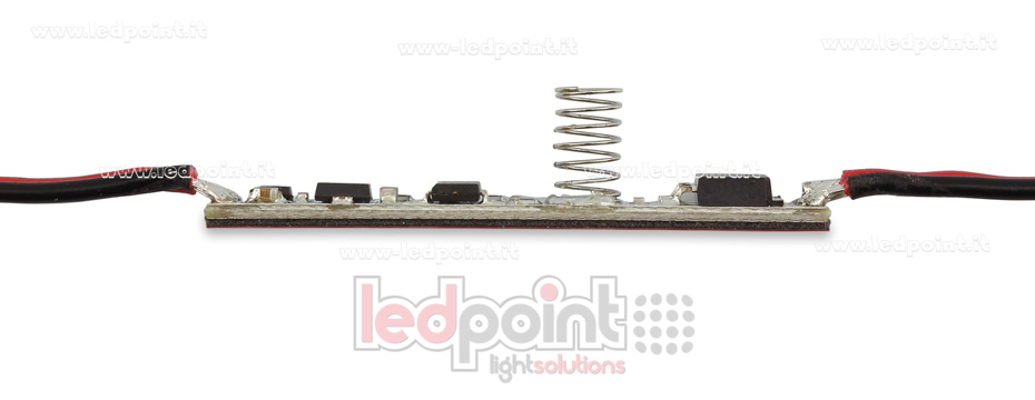 Mini dimer táctil monocromático con función de memoria 12/24V, 1chx3A