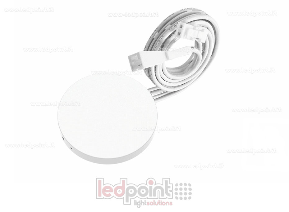 Sensor de movimiento, 5–24VDC 3A, con regulador integrado, detección de movimiento 0,5–5m, ángulo 120°