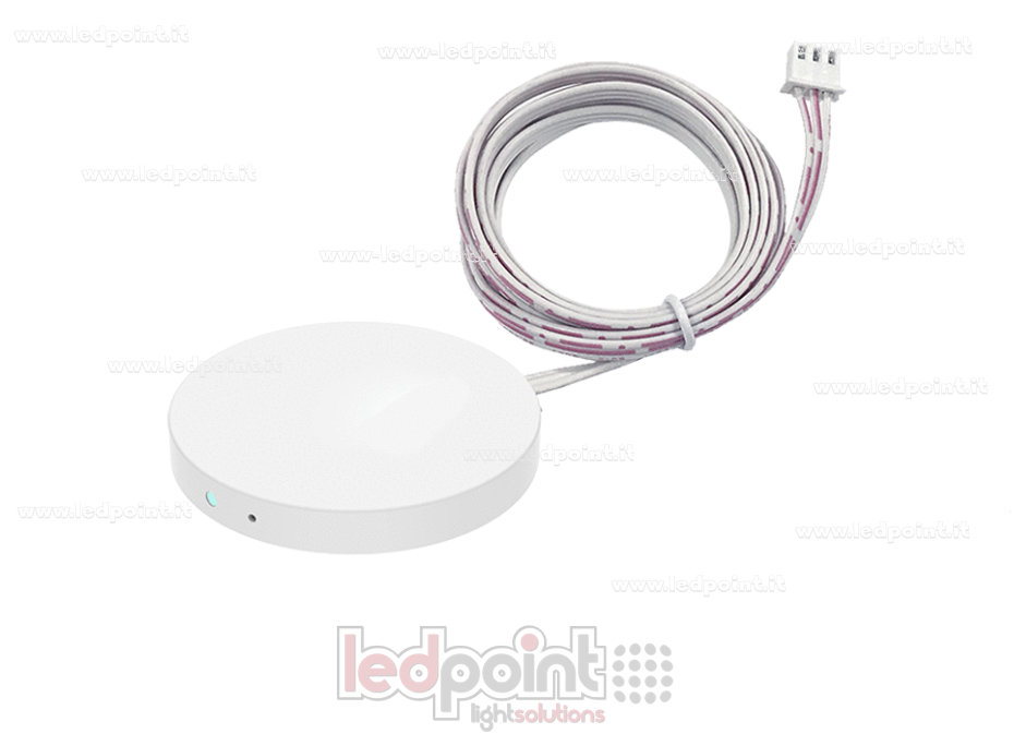Sensor de movimiento humano, 5V, detección de movimiento 0,5–5m, ángulo 120° para interfaz de regulación