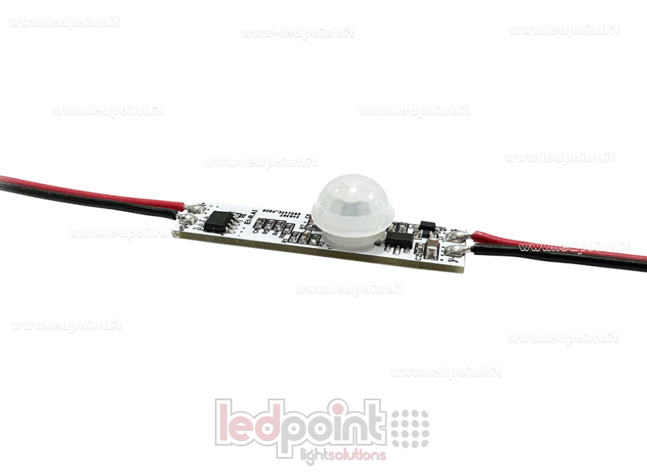 Sensor de movimiento PIR on/off para instalación en perfil,12-24V, 1ch 3A Sensor de movimiento PIR on/off para instalación en perfil,12-24V, 1ch 3A
