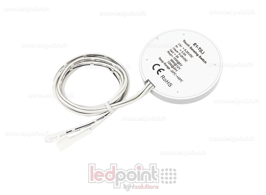 Sensor táctil, 5-24VDC, 3A 15-72W