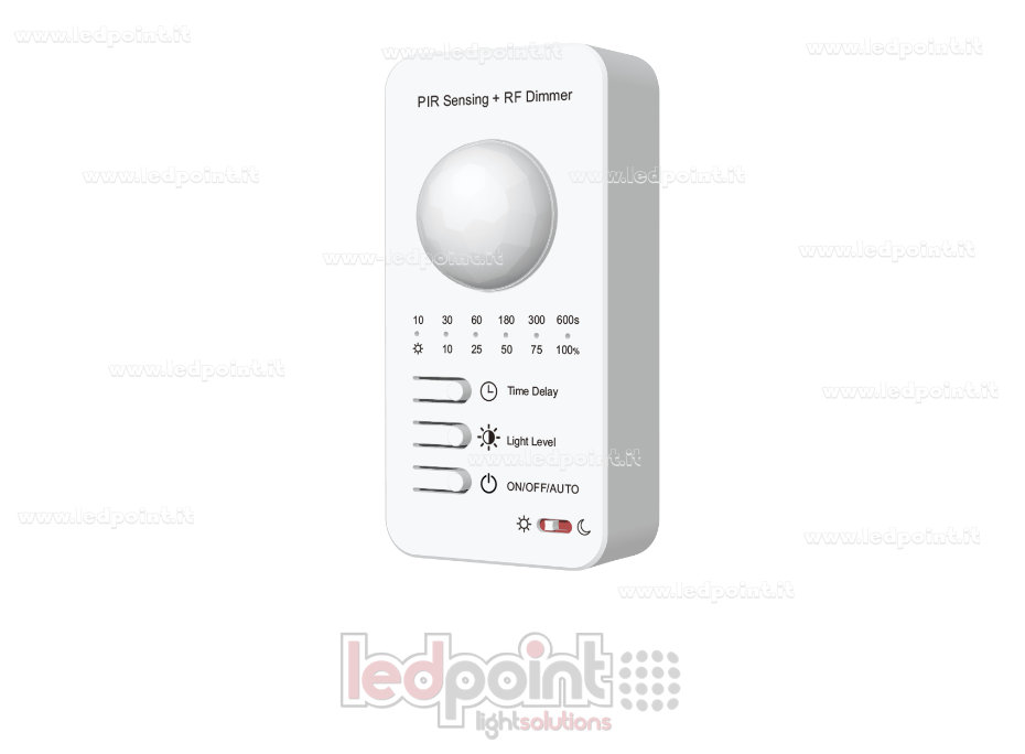 Controlador atenuador con sensor de movimiento PIR 5-24V 1ch*3A