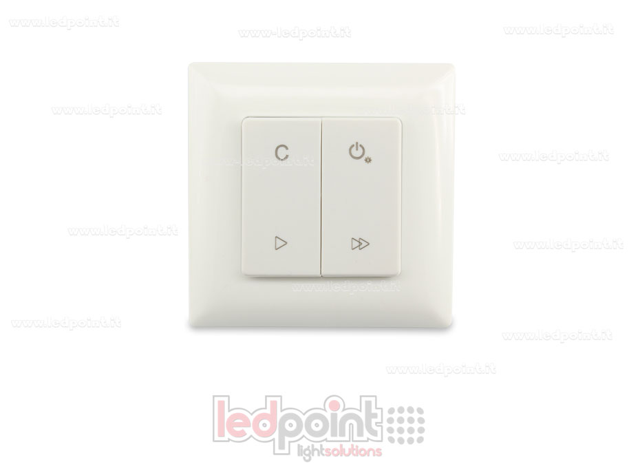 Mando de pared 86x86mm RGB/RGBW RF2.4G