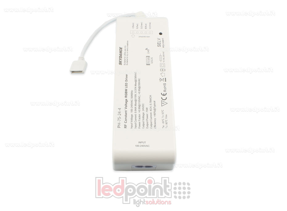 Fuente de alimentación 75W 24V, 4 canales, Wireless SkyDance