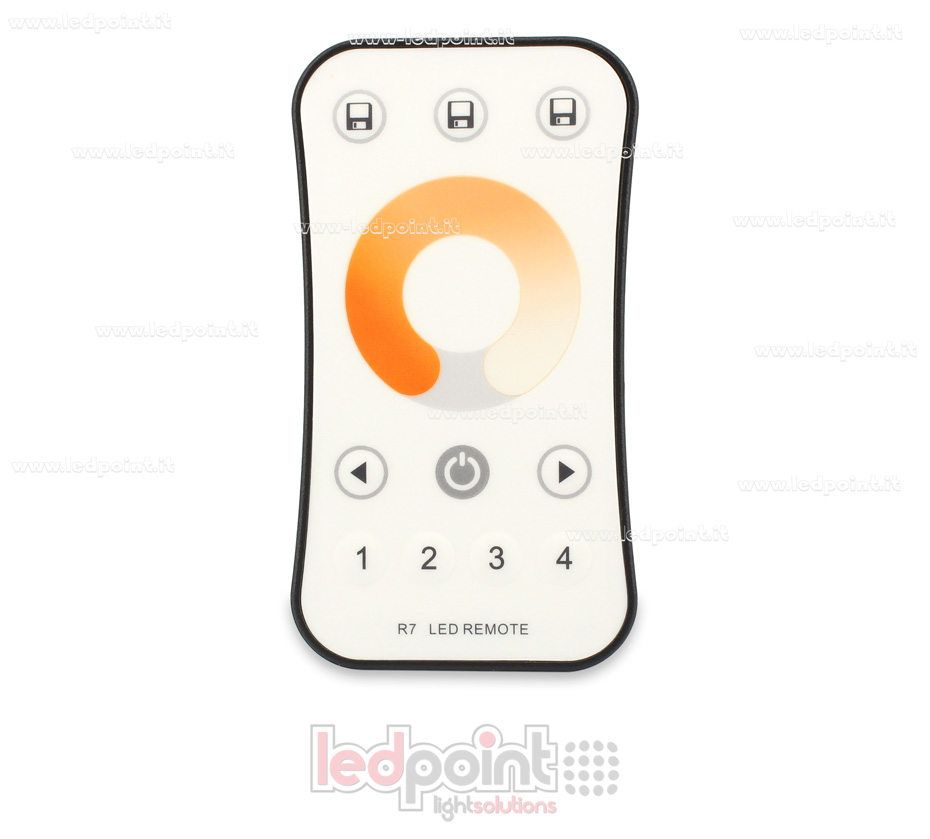 Mando a distancia CCT, 4 zonas, blanco RF2.4G 