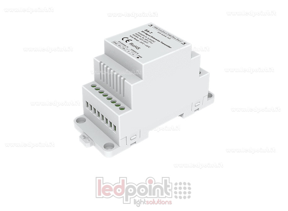 Transmisor SPI, 5-24VDC, alcance de 120m
Transmisor SPI, 5-24VDC, alcance de 120m