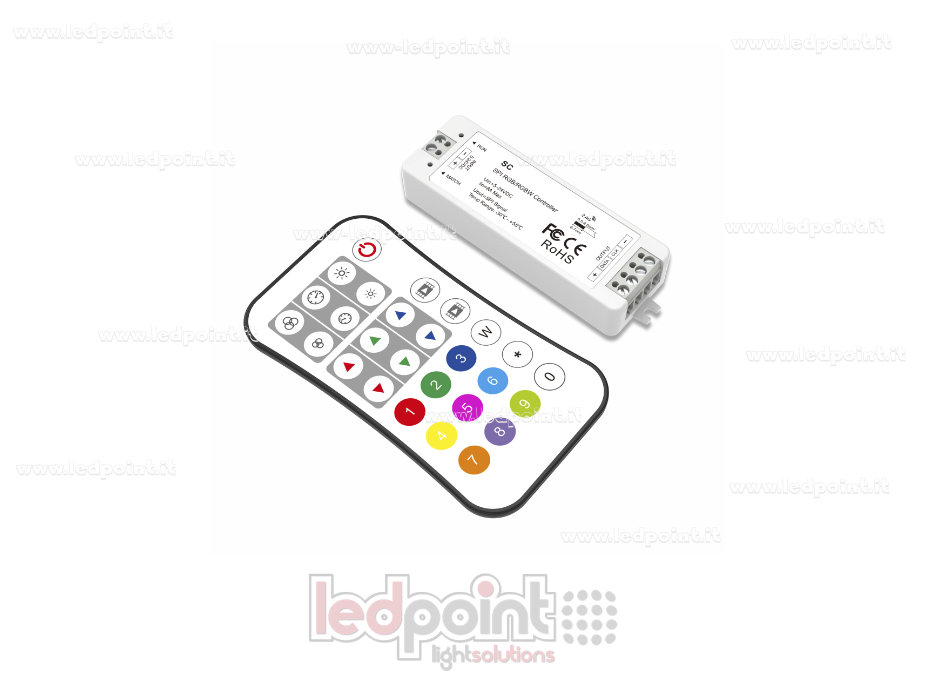Kit de mando a distancia + receptor controlador SPI, 5-24 V RF 2,4 G