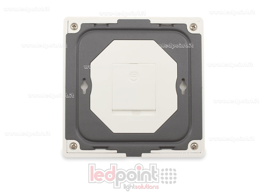 Mando de pared RF2.4G, CCT, slim, blanco, alimentado por batería, monozona