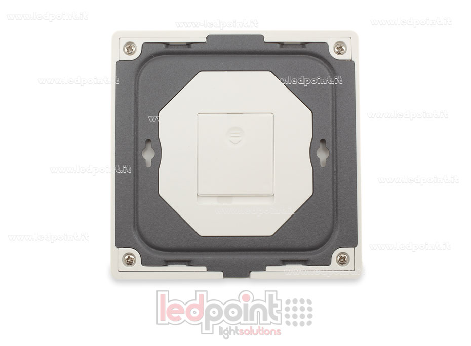 Mando de pared RF2.4G, RGB+CCT slim, blanco, alimentado por batería, monozona