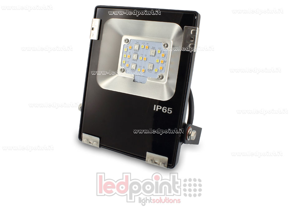 Reflector para esterior RGB+CCT 10W 230V negro