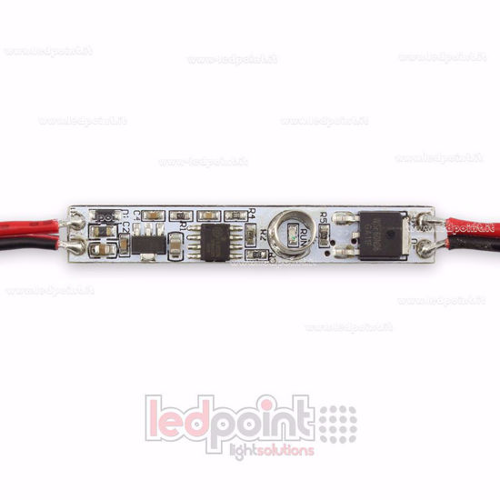 Imagen de Mini dimer táctil monocromático con función de memoria 12/24V, 1chx3A