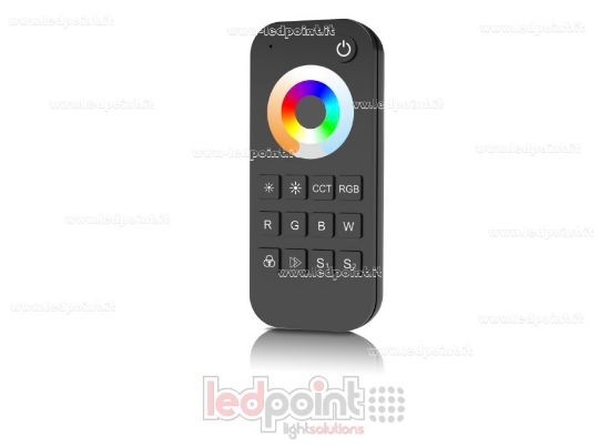 Imagen de Mando a distancia monocromo universal, CCT, RGB, RGBW o RGB+CCT, 1 zona RF2.4G