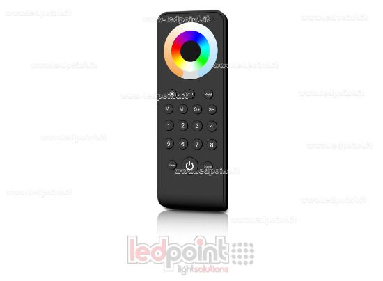Imagen de Mando a distancia universal monocromo, CCT, RGB, RGBW o RGB+CCT, 8 zonas y 8 escenas, RF 2,4G