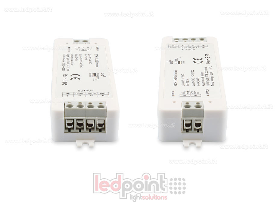 Kit mando + controlador RGB 12/24V, 3ch*4A, RF 2.4G CT-RGB-122R-1178 Kit mando + controlador RGB 12/24V, 3ch*4A, RF 2.4G CT-RGB-122R-1178