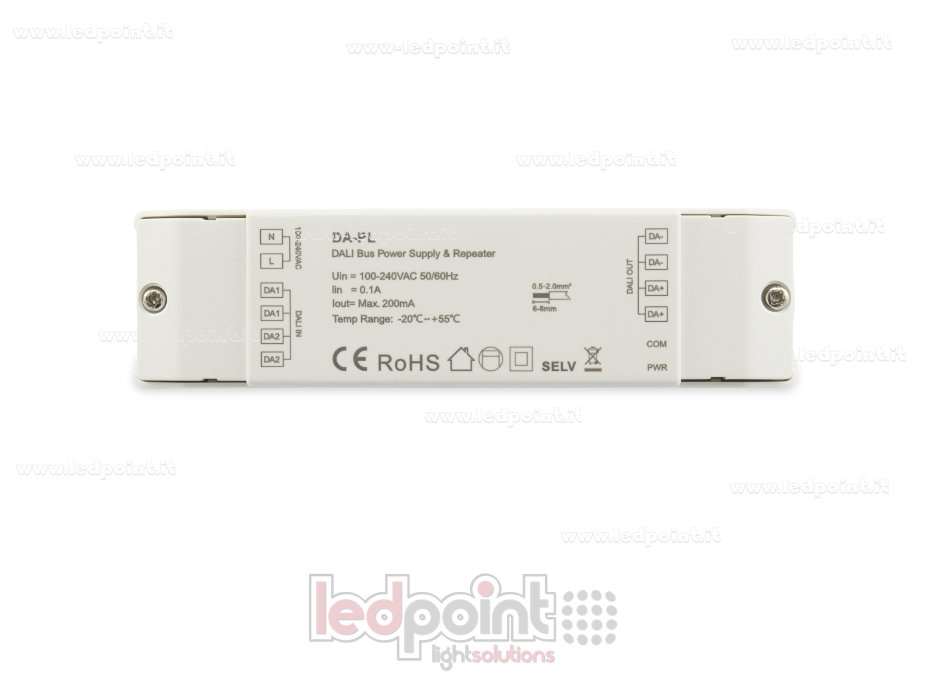 Fuente de Alimentación y Repetidor Bus DALI SK-DA-PL