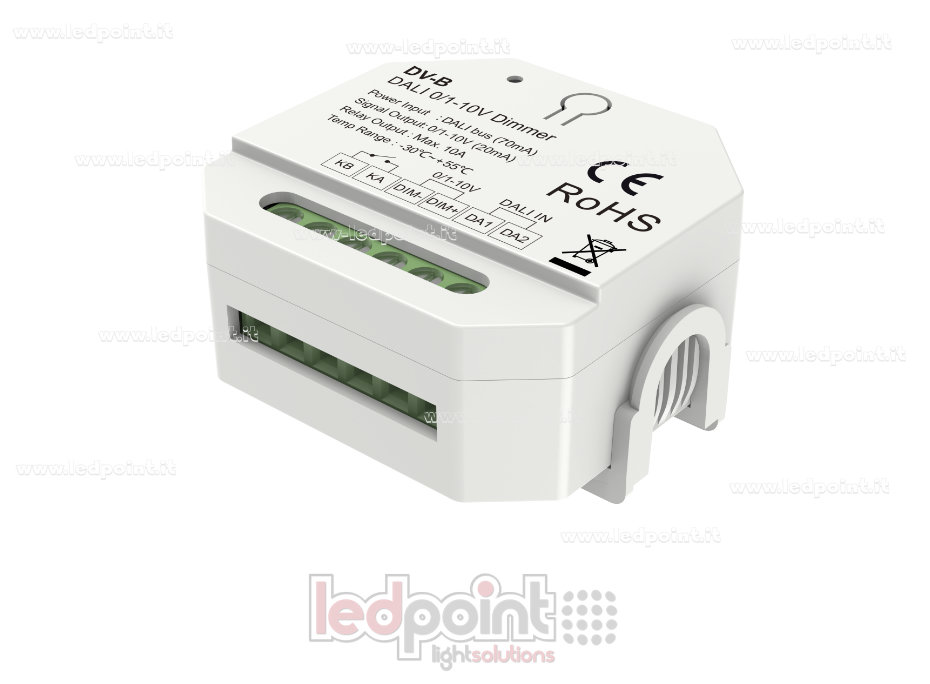 Regulador DALI, monocanal, 0/1-10V, 10A (DT5) SK-DV-B