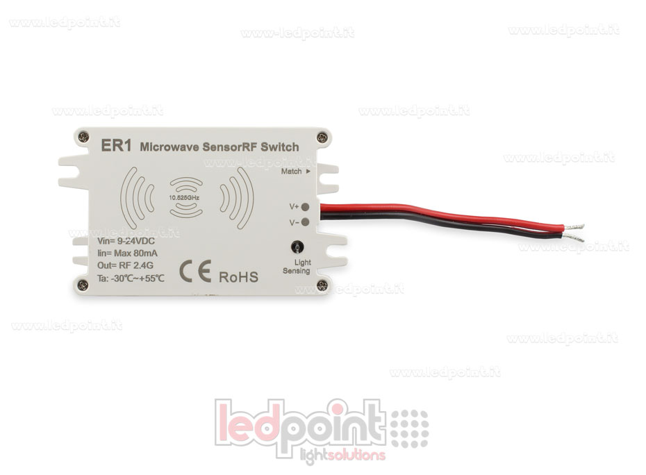 Mando a distancia y sensor de movimiento on/off para controladores Skydance, 9-24V SK-ER1 Mando a distancia y sensor de movimiento on/off para controladores Skydance, 9-24V SK-ER1
