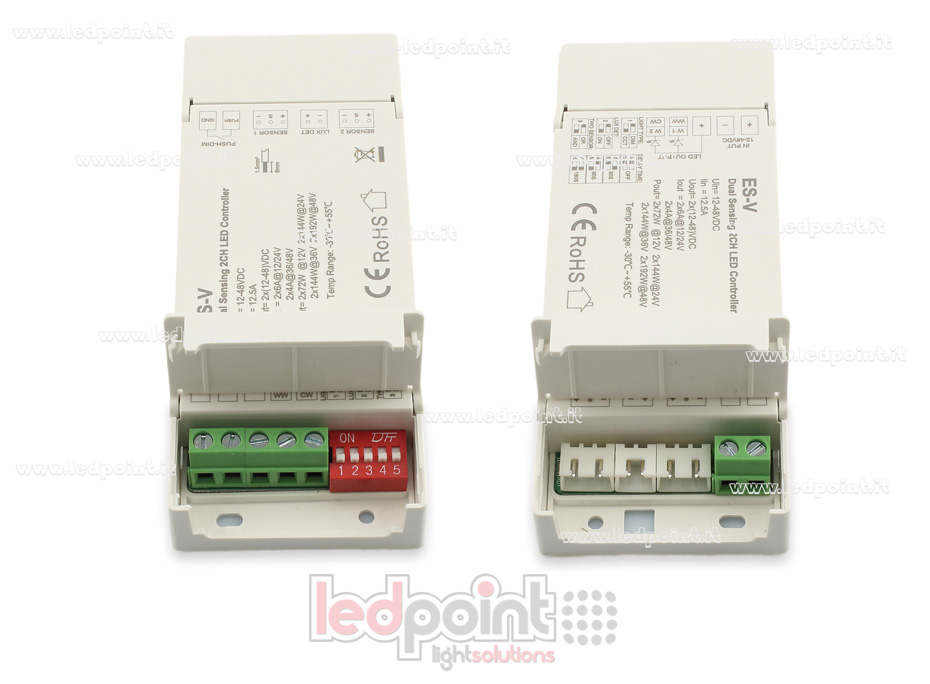 Interfaz dimmer 2 canales con doble sensor SK-ES-V