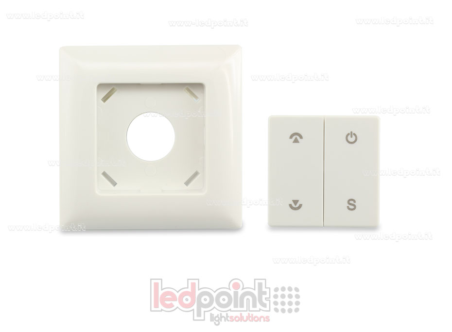 Mando de pared 86x86mm monocromático 1 zona 1 escena RF2.4G SK-PF1