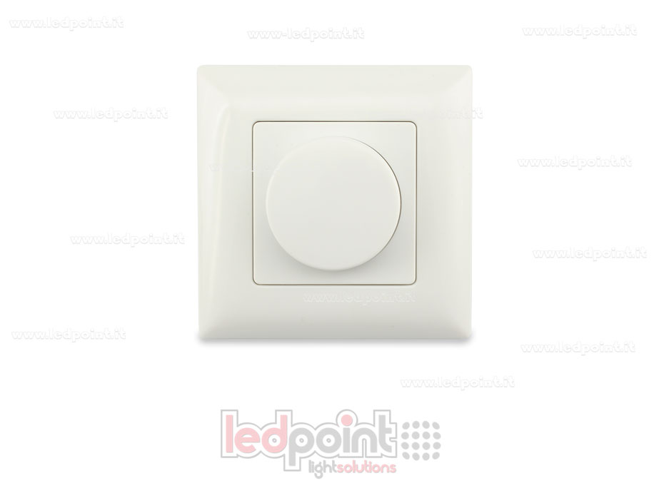 Mando de pared 86x86mm monocromático 1 zona con ruleta RF2.4G SK-PK1
