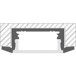 Instalación perfil en aluminio para tiras de led PR-RE01B-03